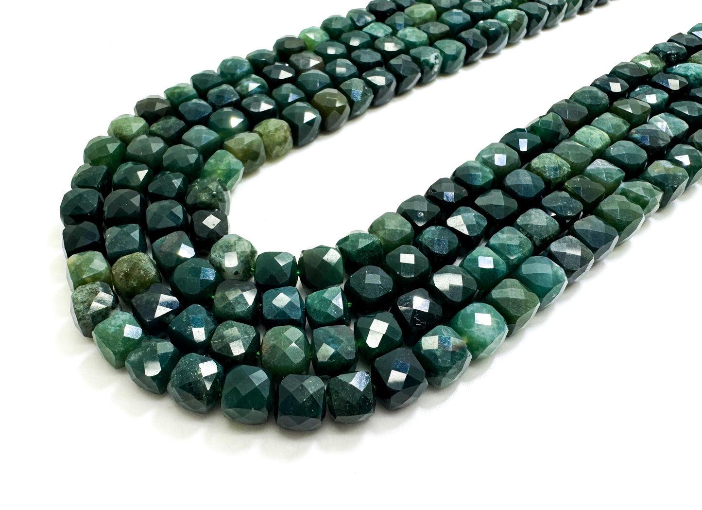 Natural Green Canadian Jade Crystal Gem Tree