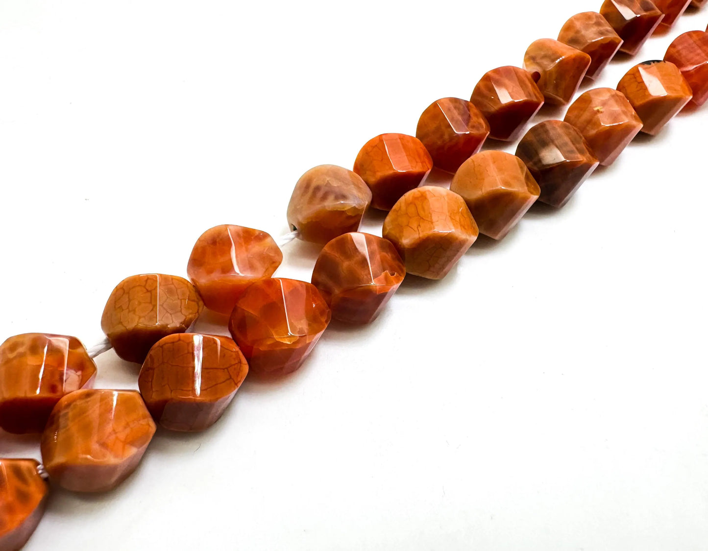 Fire Agate Crystal Tree with Ceramic Base