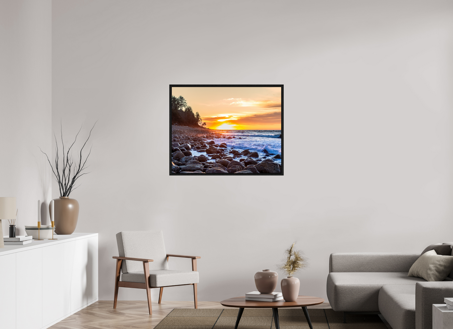 39.4 x 31″, Floater Frame The Cove at Seaside Beach