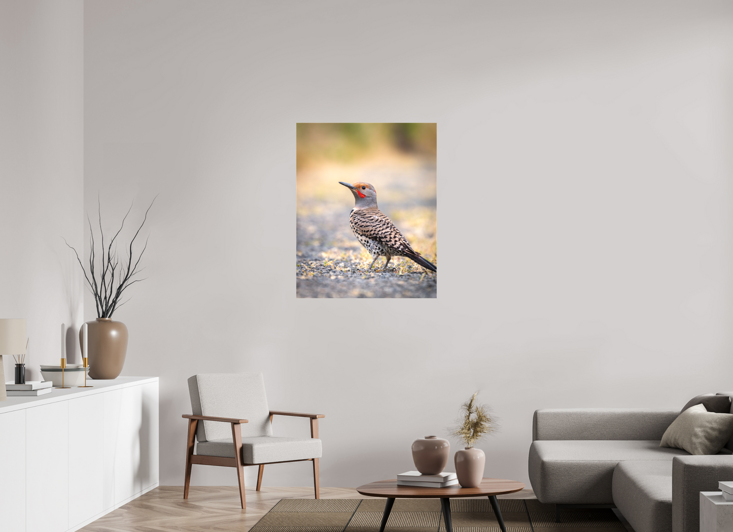 31 x 38.7″, Canvas Prints Remarkable Northern Flicker