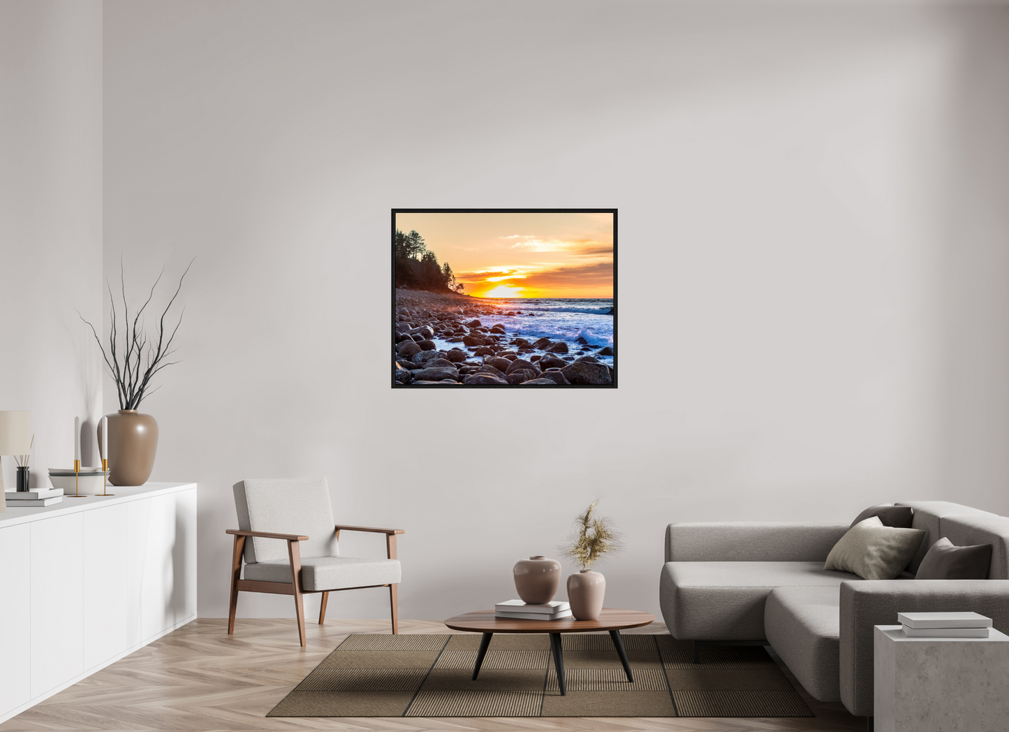 44.5 x 35″, Floater Frame The Cove at Seaside Beach
