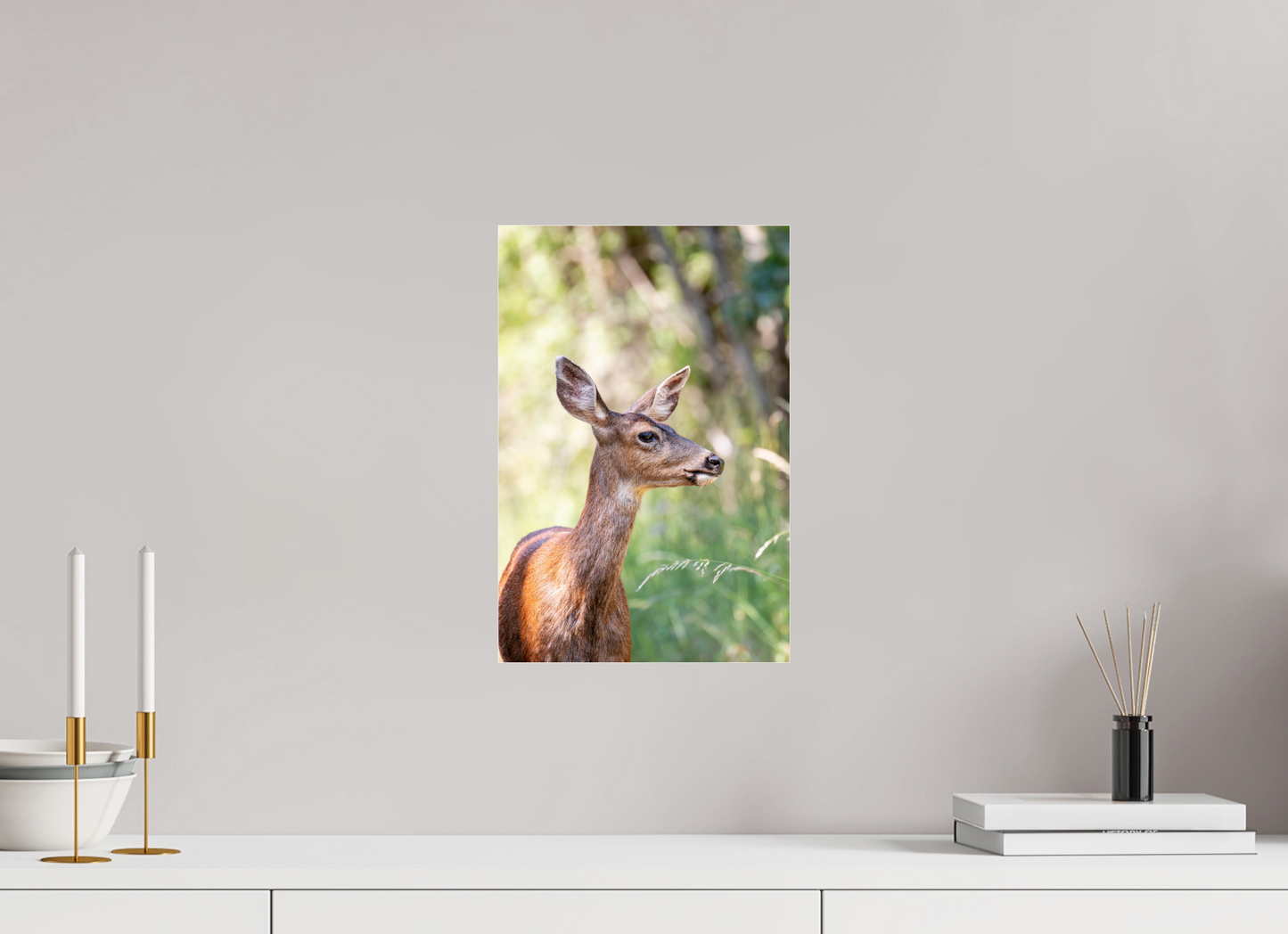 Foraging Deer