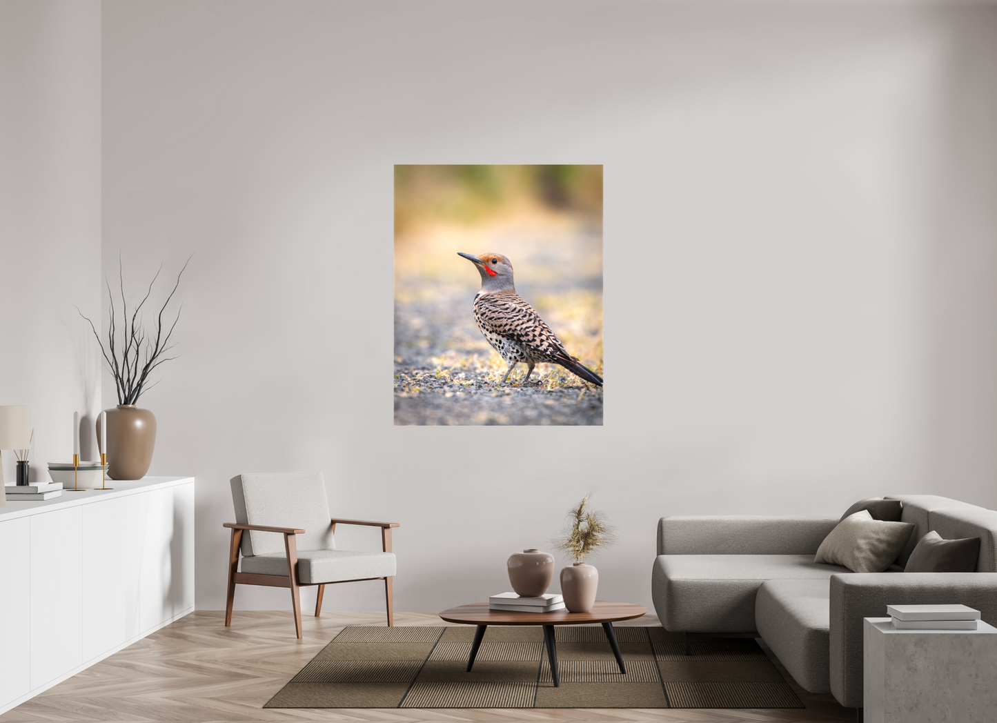43 x 53.7″, Canvas Prints Remarkable Northern Flicker