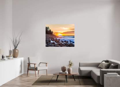 49.6 x 39″, Photo Print Under Acrylic Glass The Cove at Seaside Beach