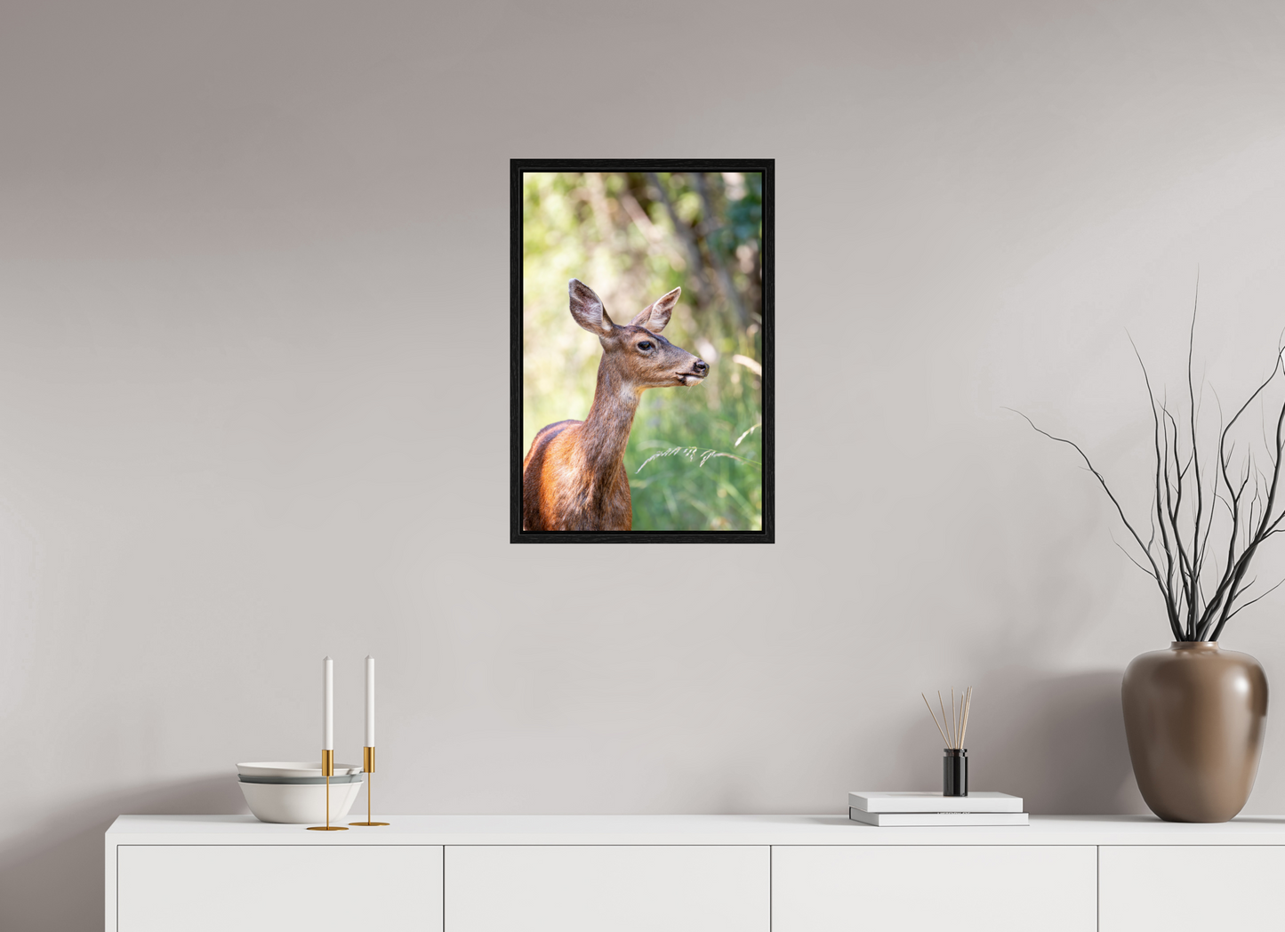 Foraging Deer