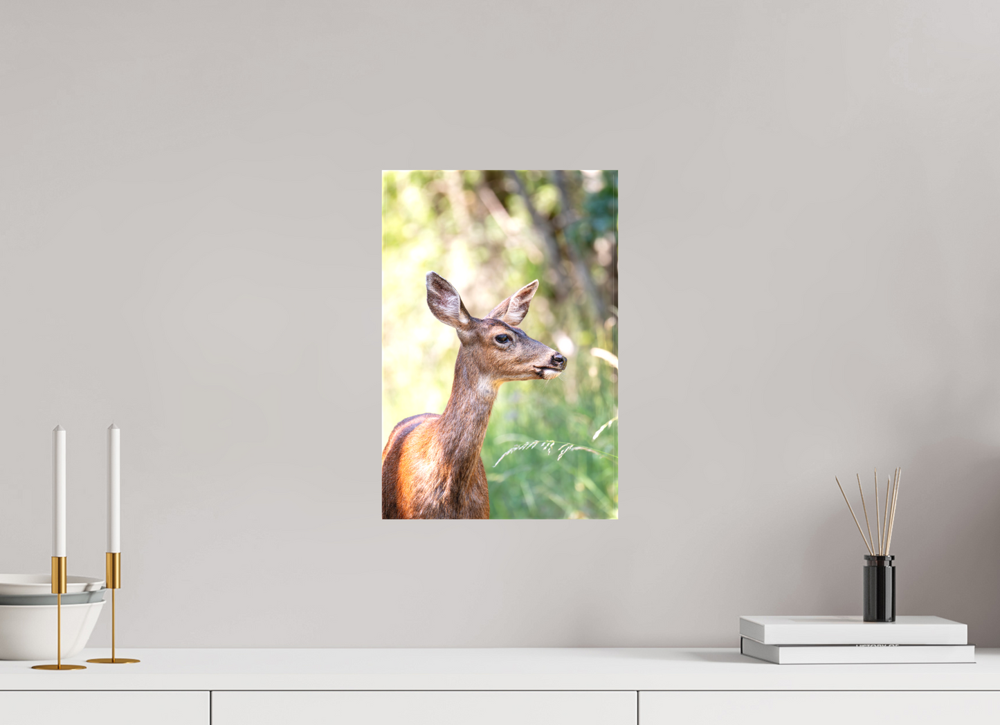 Foraging Deer