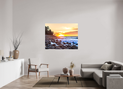 54.7 x 43″, Canvas Prints The Cove at Seaside Beach