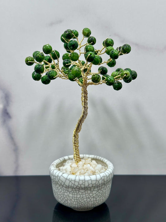 Green Jasper Small Crystal Tree
