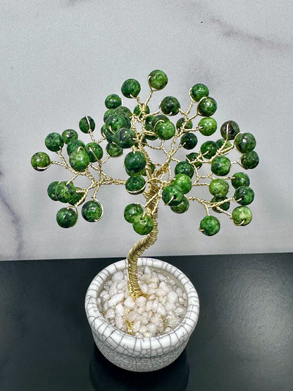 Green Jasper Small Crystal Tree