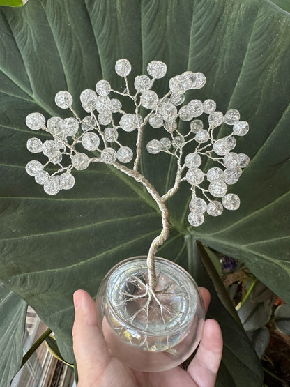 Crackle Quartz Crystal Tree