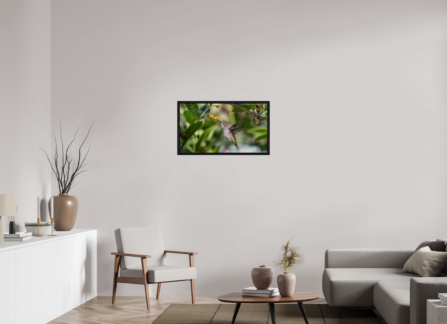 Nectar Hunting Hummingbird
