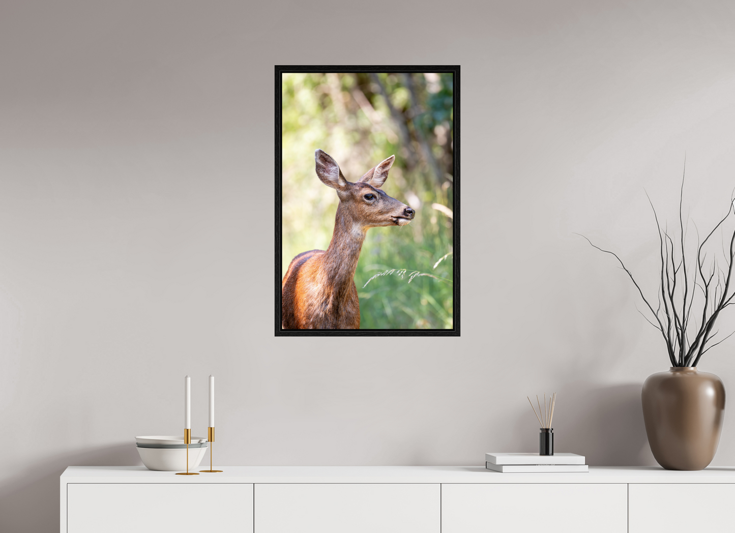 Foraging Deer