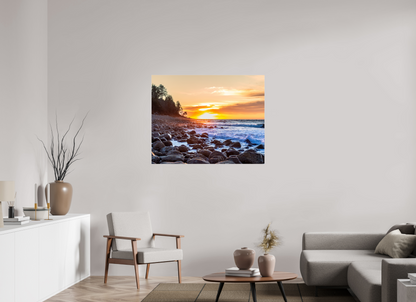 44.5 x 35″, Photo Print Under Acrylic Glass The Cove at Seaside Beach