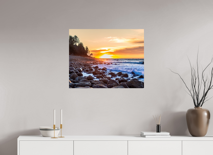 30.6 x 24″, HD Metal Print The Cove at Seaside Beach