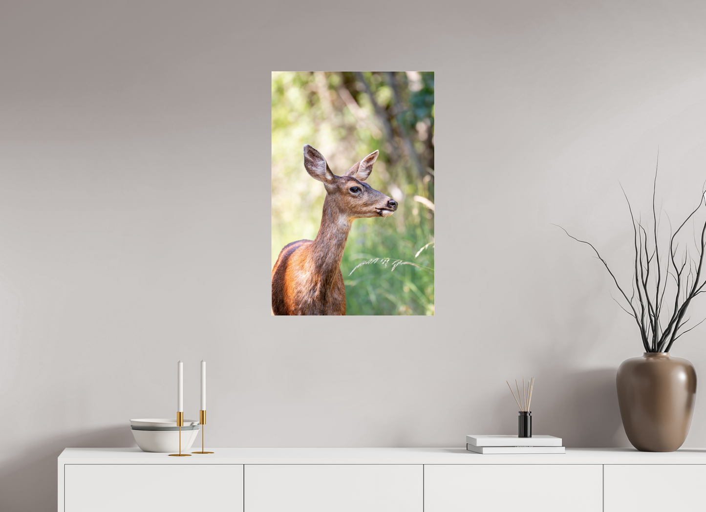 Foraging Deer